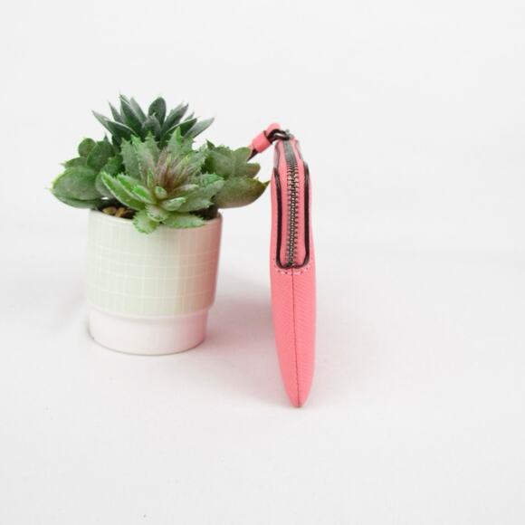 Coach Crossgrain Leather Corner Zip Wristlet - Picture 3 of 7